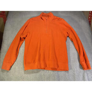Orvis Fishing Lure Jacket SZ Med Orange Fishing 100% cotton